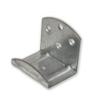Reggirete a staffa 0180 a 4 fori pre-zincato Made in Italy