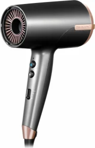 Remington Asciugacapelli agli Ioni con Accessori Potenza 2000 Watt colore Bronzo e Grigio - D6077
