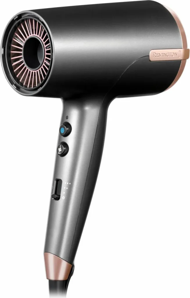 Remington Asciugacapelli agli Ioni con Accessori Potenza 2000 Watt colore Bronzo e Grigio - D6077