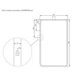 Rete singola a doghe per letto contenitore 170RETE80X190