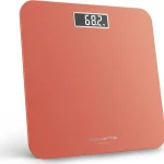 Rowenta Premiss 2.0 Bilancia da Bagno Elettronica Capacità 160 kg Precisione 100 g Display LCD Colore Arancione - BS1803