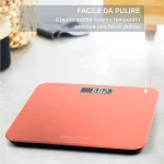 Rowenta Premiss 2.0 Bilancia da Bagno Elettronica Capacità 160 kg Precisione 100 g Display LCD Colore Arancione - BS1803