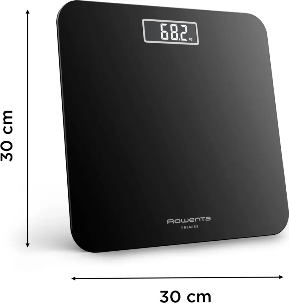 Rowenta Bilancia Pesapersone Digitale Portata Massima 160 Kg Display LCD colore Nero - BS1800V0 Premiss 2.0
