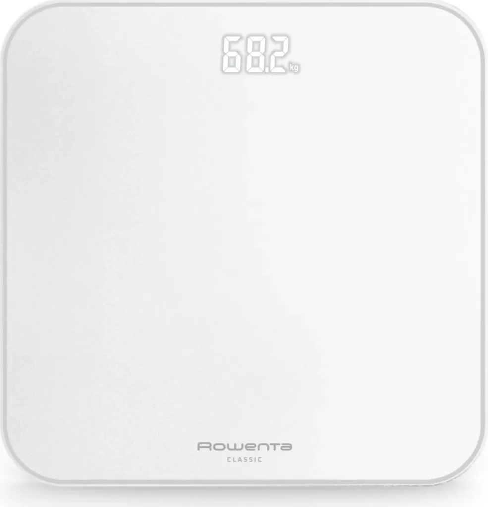 Rowenta Bilancia Pesapersone Digitale Portata Massima 180 Kg Display LED colore Bianco - BS1901V0 Classic 2.0