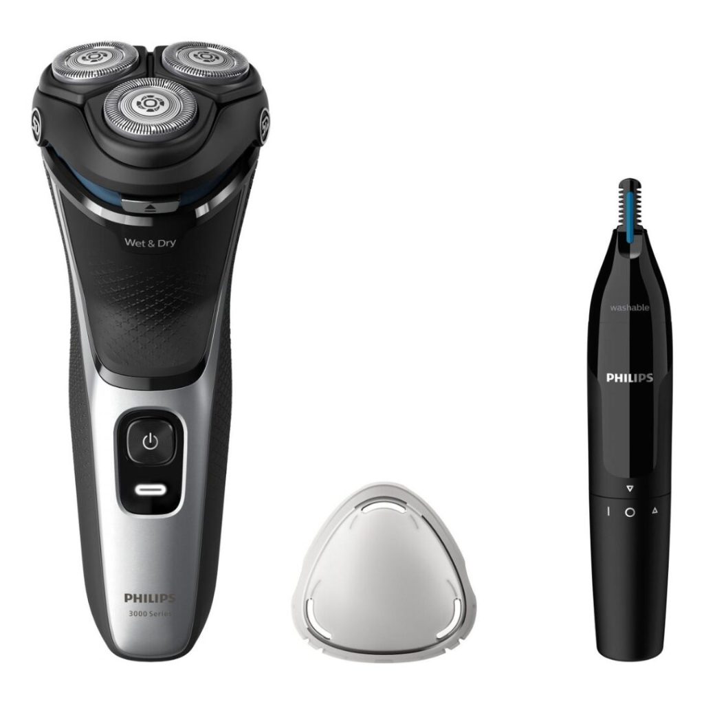 Regolabarba Ricaricabile PHILIPS Testine Flessibili + Wet&Dry - S3143/02