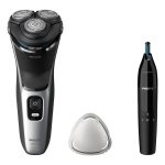 Regolabarba Ricaricabile PHILIPS Testine Flessibili + Wet&Dry - S3143/02