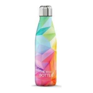 Borraccia Termica STEEL BOTTLE 500 ml Forme Geometriche - STBOTTLEGE