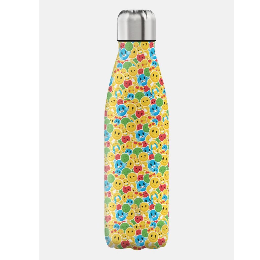 Bottiglia termica THE STEEL BOTTLE Inox 500 ml Smile Yellow