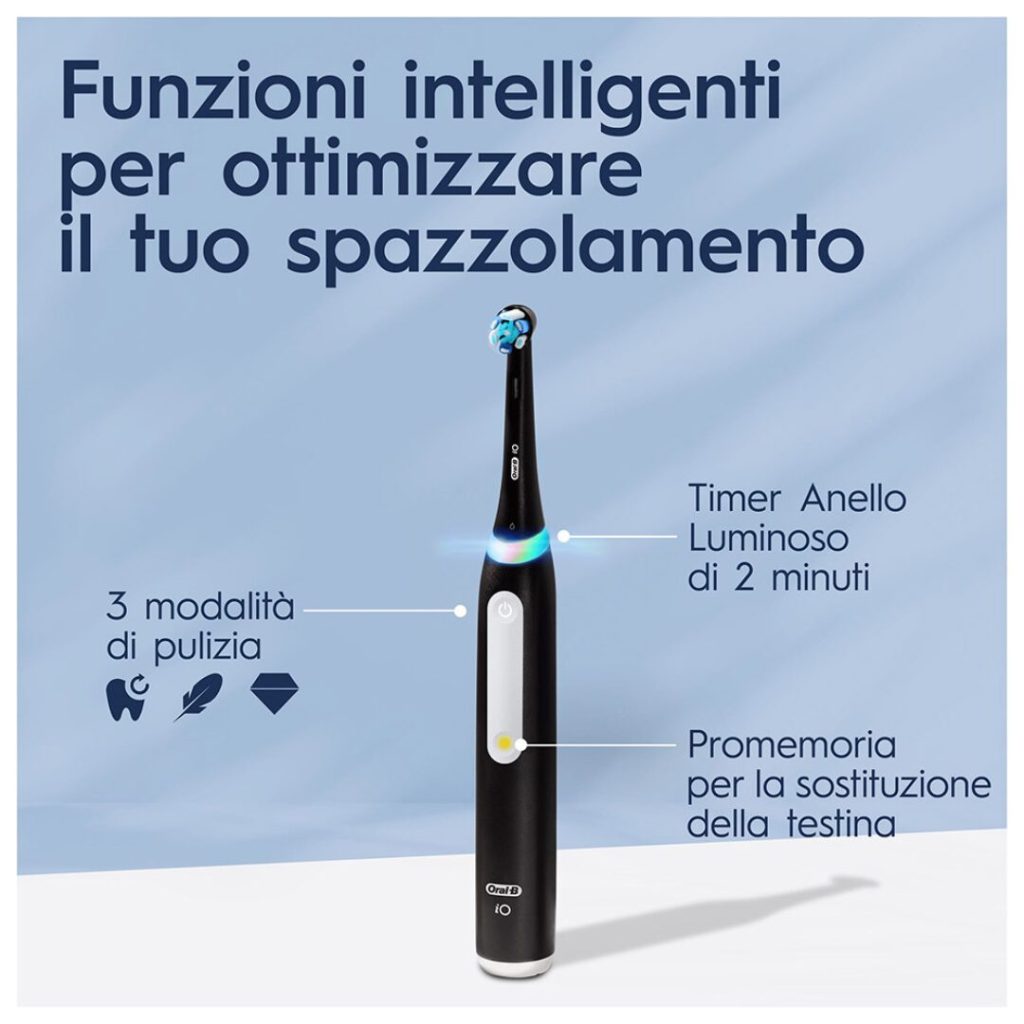 Spazzolino Elettrico Oral-B iO 3 Nero 1 Testina | IO3SBKT