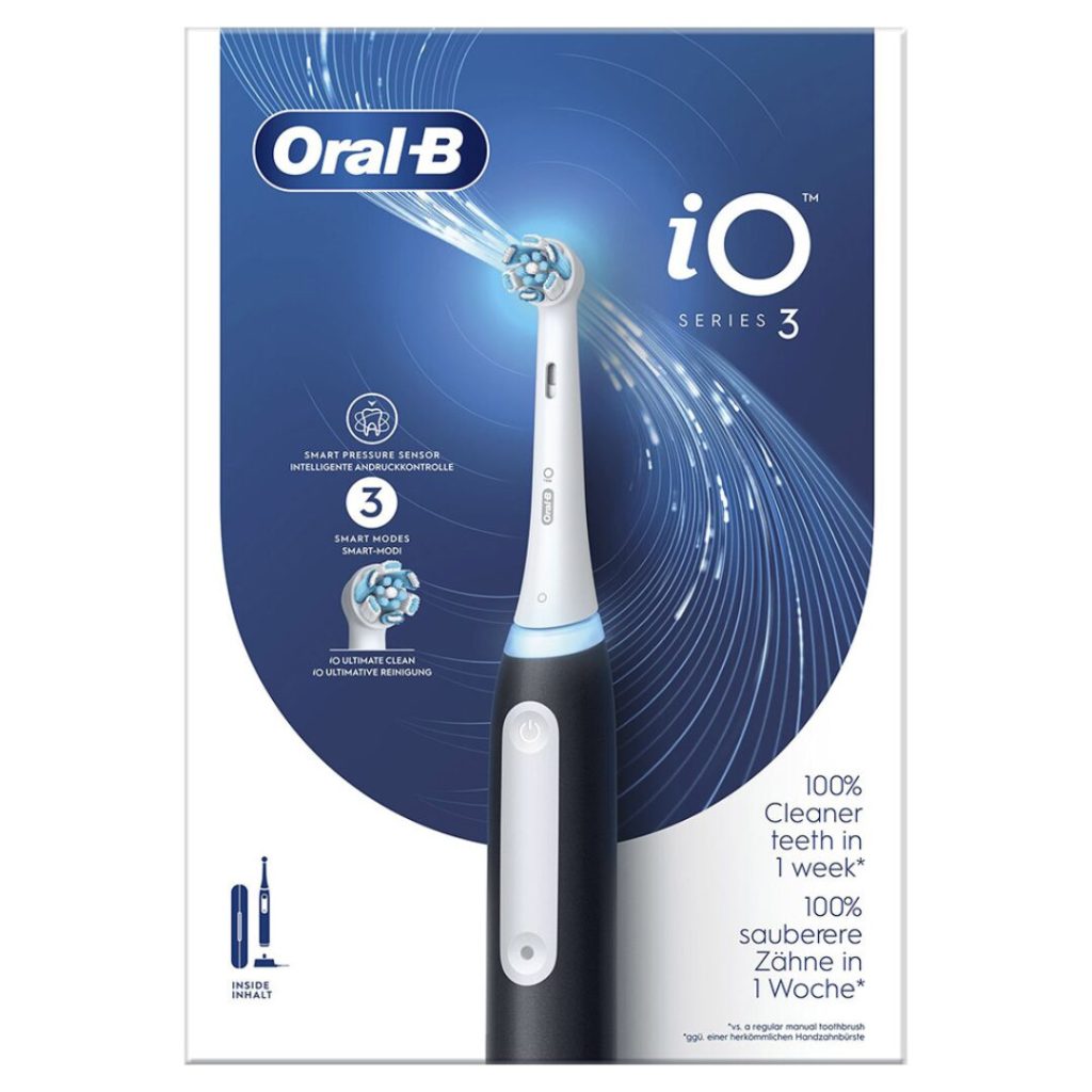 Spazzolino Elettrico Oral-B iO 3 Nero 1 Testina | IO3SBKT