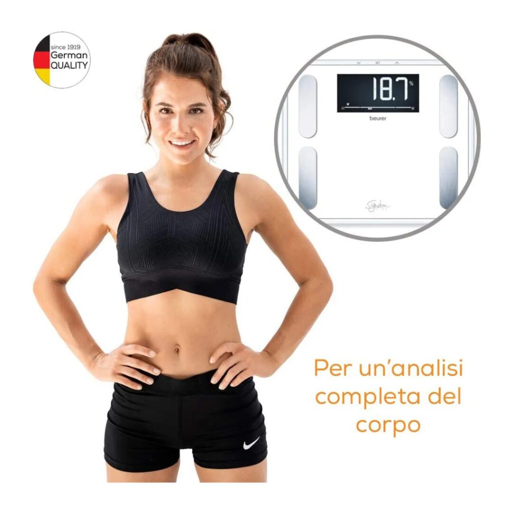 Bilancia Diagnostica BEURER Signature Line fino a 200 kg - BF410WH