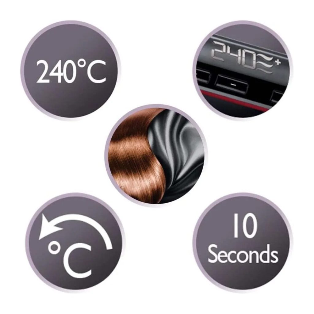 Piastra per Capelli REMINGTON in Ceramica Temperatura Massima 235,5° | S9600