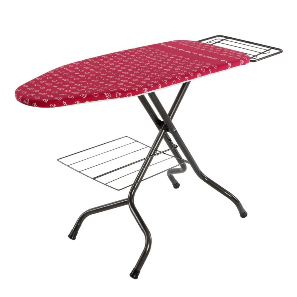 Asse da stiro LELIT 120x45,5 cm Altezza Regolabile con Portacaldaia e Porta biancheria - PA160