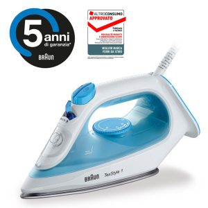 Ferro da Stiro a Secco e Vapore BRAUN 2000 W Ceramica 0.22 Litri - Si1050bl