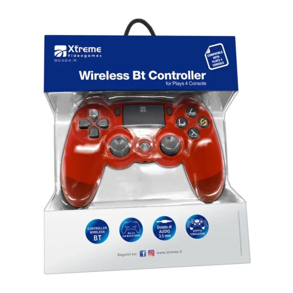 Controller XTREME per Console Play Station 4 colore Rosso - 90424R