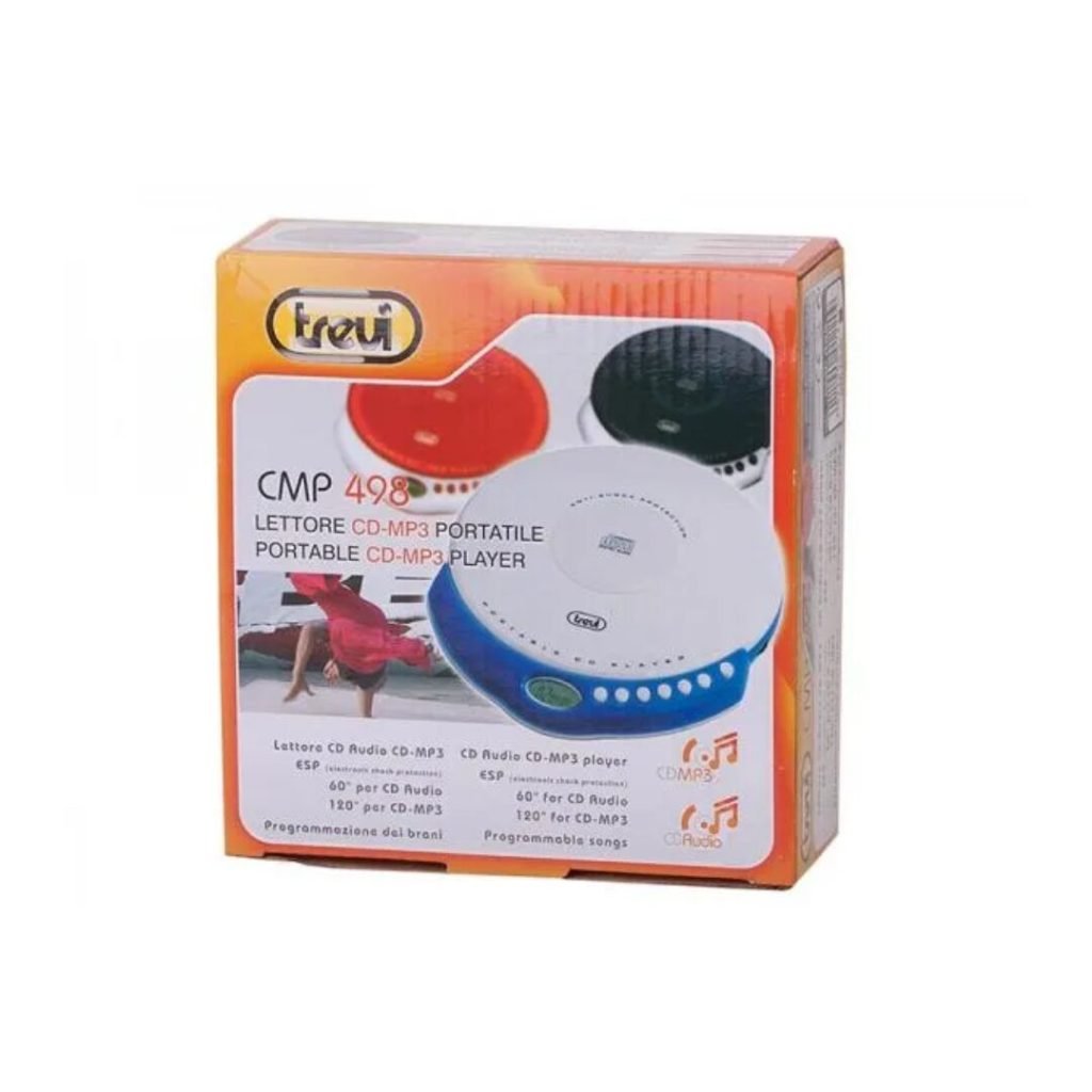 Lettore CD Mp3 Portatile TREVI - CMP498NERO