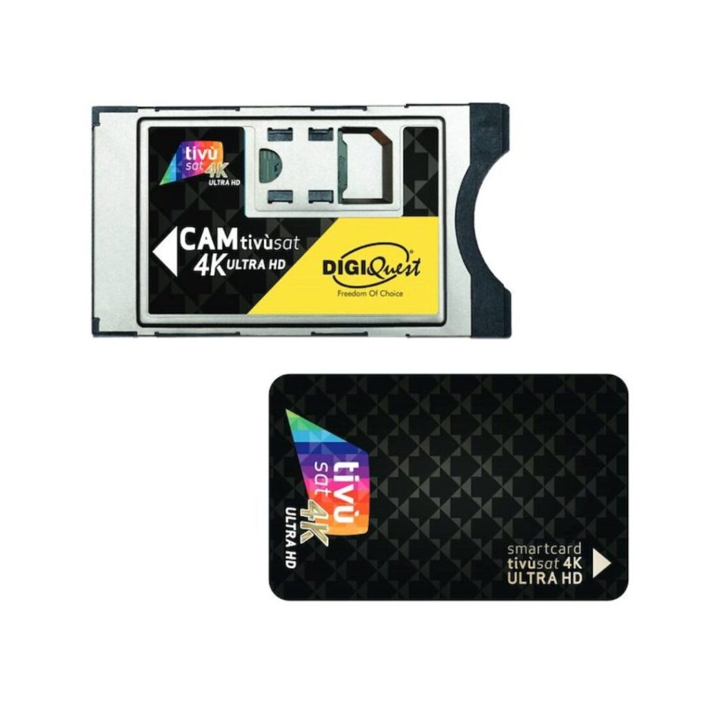 BUNDLETVSA DGQ CAM HD + SCHEDA TVSAT+4K+ECP