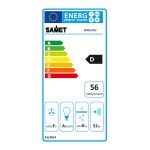 Samet Cappa Embla 60 da parete acciaio inox