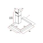 Samet Cappa Mega 60 inox da parete 60 cm