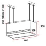 Samet Cappa a isola Diamond cristallo nero