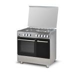 Samet Ermete maxi cucina a gas con porta bombola con piano e frontali inox con forno multifunzione e grill elettrico classe A