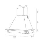 Samet cappa rustica angolare Aosta105 panna bucciato e massello