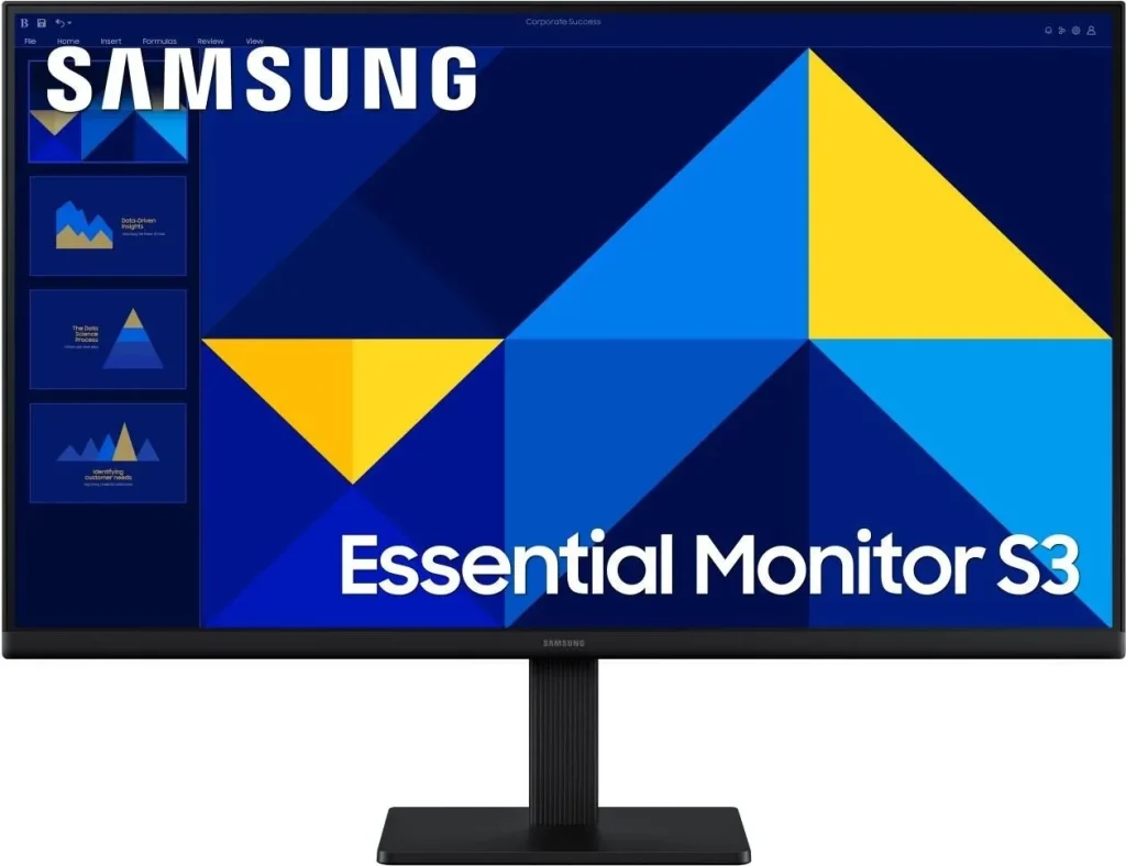 Samsung Monitor PC 27" Display IPS Full HD HDMI 100 Hz colore Nero - LS27D302GAUXEN