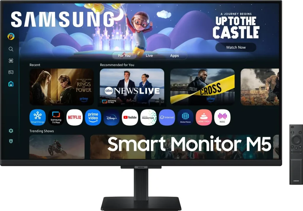 Samsung Monitor PC 32" Full HD Display LCD 1920 x 1080 Pixel Luminosità 250 cd/m2 Risposta 4 ms HDMI colore Nero - LS32FM500EUXEN Smart Monitor M5