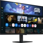 Samsung Monitor PC 32" Full HD Display LCD 1920 x 1080 Pixel Luminosità 250 cd/m2 Risposta 4 ms HDMI colore Nero - LS32FM500EUXEN Smart Monitor M5