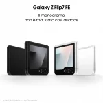 Samsung Galaxy Z Flip7 FE Smartphone 3,4"/6,7" Display Dynamic AMOLED 2X 5G RAM 8 Gb Memoria Interna 128 Gb Android colore Nero - SM-F761BZKGEUE