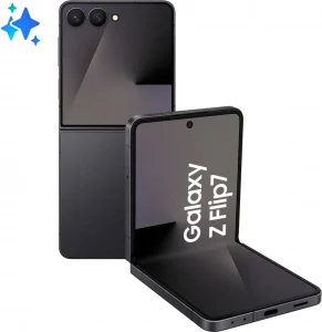 Samsung Galaxy Z Flip7 Smartphone 4.1"/6.9" 5G AMOLED 50 MP RAM 12 GB Memoria Interna 512 GB Android colore JetBlack - SM-F766BZKHEUE
