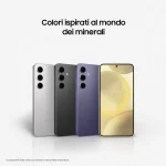 Samsung Galaxy S24 Smartphone 6.2" 5G Ram 8 Gb Capacità 256 Gb 50 MP Android colore Cobalt Violet - SM-S921BZVGEUE