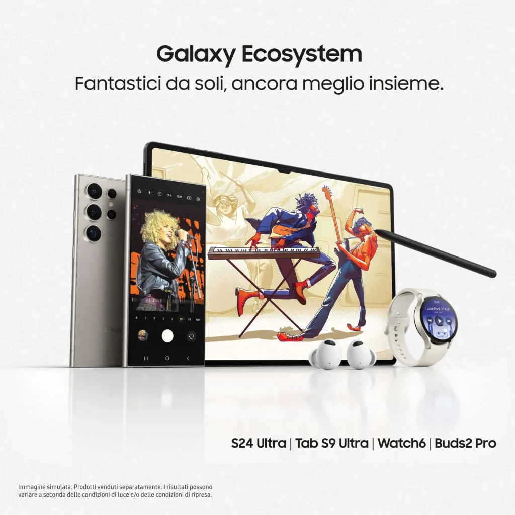 Samsung Galaxy S24 Smartphone 6.2" 5G Ram 8 Gb Capacità 256 Gb 50 MP Android colore Cobalt Violet - SM-S921BZVGEUE