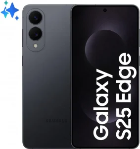 Samsung Galaxy S25 Edge Smartphone 6,7" RAM 12 GB Capacità 512 GB Risoluzione 200 MP Sistema Android colore Nero - SM-S937BZKGEUE