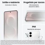 Samsung Galaxy S25 Edge Smartphone 6,7" RAM 12 GB Capacità 256 GB Risoluzione 200 MP Sistema Android colore Argento - SM-S937BZSDEUE