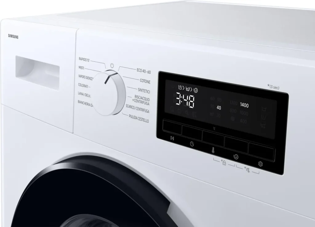 WW90FG3M05AWET - SAMSUNG - LAVATRICE CF 9KG 1400G A INV VAP WIFI