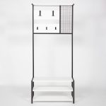 Scaffale ingresso Nomad colore bianco