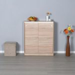 Scarpiera ADR322OAK2023 rovere ante scorrevoli e 4 ripiani