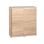 Scarpiera ADR322OAK2023 rovere ante scorrevoli e 4 ripiani