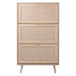 Scarpiera Bali 49A 3 ante a ribalta effetto vimini