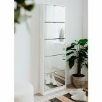 Scarpiera Koblenz 5 ante con specchio Koblenz bianco