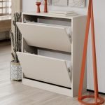 Scarpiera SHC520SAND due ante a ribalta cashmere