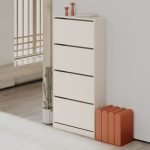 Scarpiera SHC540SAND quattro ante a ribalta cashmere