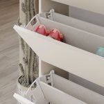 Scarpiera SHC540SAND quattro ante a ribalta cashmere
