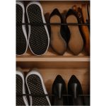 Scarpiera Satos02A rovere 2 ante e 8 ripiani