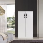 Scarpiera armadio Gabriella 130 cm bianco frassinato