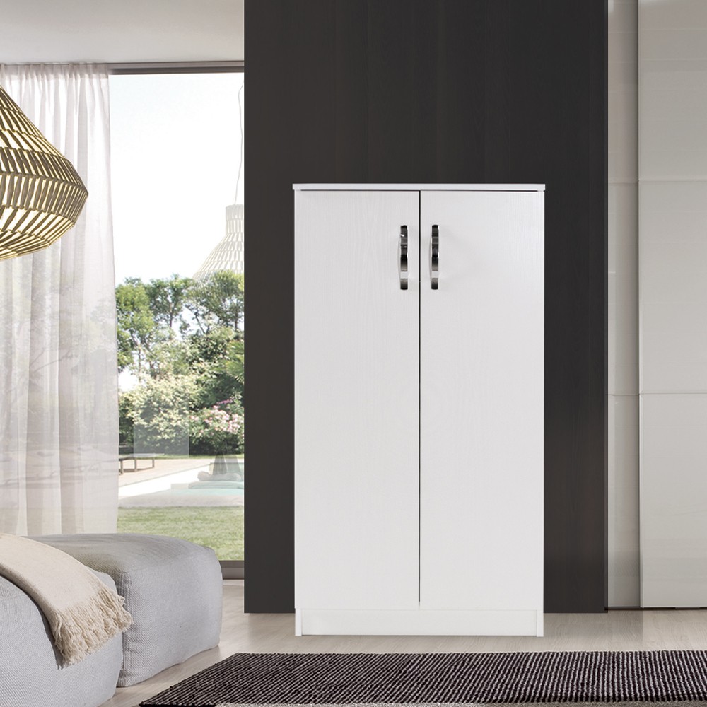 Scarpiera armadio Gabriella 130 cm bianco frassinato