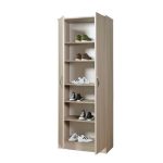 Scarpiera armadio Gabriella 180 bianco frassinato