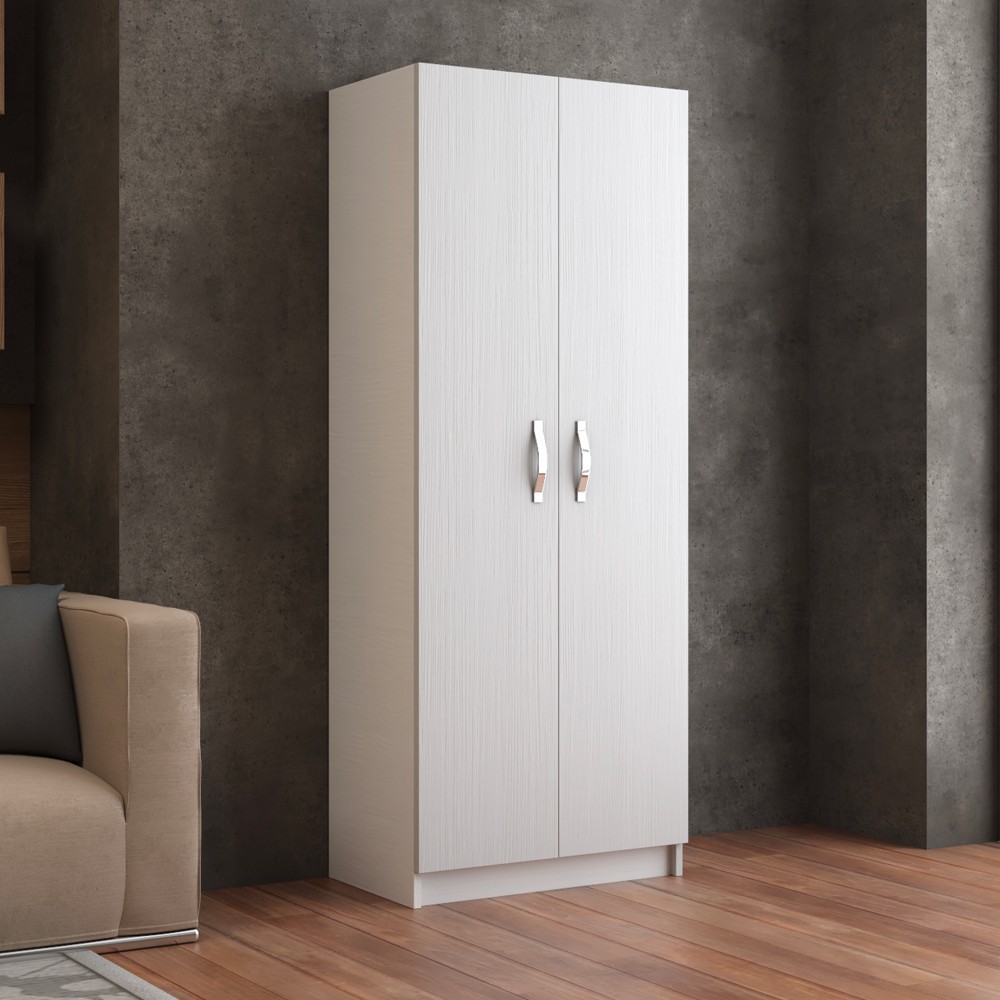 Scarpiera armadio Gabriella 180 bianco frassinato