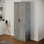 Scarpiera armadio Gabriella 180 cemento